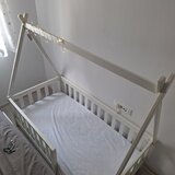 Patut copii+ saltea 70x140cm + husa impermeabila